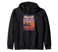 Roswell New Mexico OVNI Crash in The Desert Alien Souvenir Sudadera con Capucha