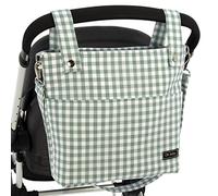 Rosy Fuentes Talega para silla de Paseo - Bolso para Silla de Paseo - Limpieza Sencilla 0-verde