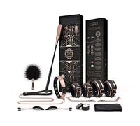 Rosy Gold Nouveau BDSM Set - Kit Bondage con 9 Juguetes Eróticos para Pareja Sexuales - Kit Juguetes Sexuales Apto para Principiantes - Rosy Gold