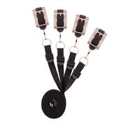 Rosy Gold - Under-Mattress Restraint Set - Negro