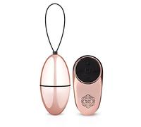 Rosy Gold Vibrating Egg con Control Remoto Inalámbrico - Juguete sexual perfecto para un juego previo emocionante - Juguete Pareja - Impermeable - Rosy Gold