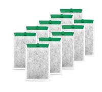 ROSYLEVE 10 Piezas Adecuado para Tetra Easycrystal Filter 250 & Filterbox 300, Almohadillas Filtrantes para Filtros Internos Easycrystal con CarbóN Activo y Guata de Filtro(Blanco + Verde)