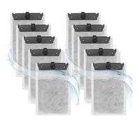 ROSYLEVE 10 Piezas Adecuado para Tetra Easycrystal Filter 250 & Filterbox 300, Almohadillas Filtrantes para Filtros Internos Easycrystal con CarbóN Activo y Guata de Filtro