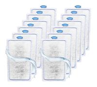ROSYLEVE 12 Piezas Adecuado para Tetra EasyCrystal Filter Pack 250/300, Almohadillas Filtrantes para Filtros Internos Easycrystal con CarbóN Activo y Guata de Filtro