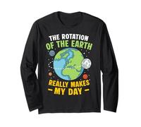Rotación del Día De La Tierra Salvar Lindo Planeta Estudiantes Manga Larga