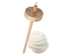 Rotación del Top Whorl - Husillo De Caída De 2 Cm, Twister De Fibra De Madera | Accesorio De Hilado Manual Suave Y Equilibrado para La Producción De Hilos, Costura, Tejer, Principiantes,