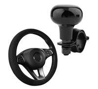 Rotador De Volante Negro De 1 Pieza, Cubierta del Volante De 1 Pieza, Auxiliar Creativo, Reutilizable Universal, Bola De Asistencia para Automóvil.