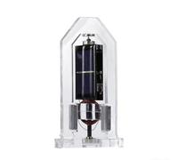 Rotador solar vertical de levitación magnética de cuatro lados, acrílico transparente, pantalla giratoria de escritorio, modelo de ciencia física, 300-1500 rpm