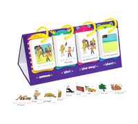 Rotafolios De Oraciones Frases Educativas Creación Tarjetas Didácticas Para Niños En Edad Preescolar Desarrollo Habilidades Lingüísticas Tarjetas Didácticas Educación Temprana Para Niños