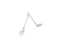 Rotaliana - String W2 Mini Aplique de Pared w/Agujero DTW Mate Blanco/Naranja
