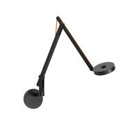 Rotaliana - String W2 Mini Aplique de Pared w/Agujero DTW Mate Negro/Naranja