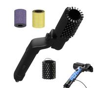 Rotary BBQ Cleaning Brush - Electric Grill Scraper with Steel Bristle Head | Fast Grease Removal Tool for Barbecue Grills Patio Garden Deck Travel Camper Cooking Equipment