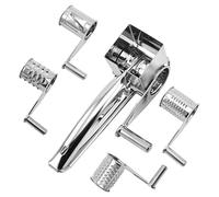 Rotary cheesegrater- 7.8x3.1x2.05in Handled cheeseGrater, Long Lasting Kitchen Food Shredder | graterfor Vegetables Nuts Chocolate Cooking Baking Tool Home Gadget Manual cheeseSlicer Accessory
