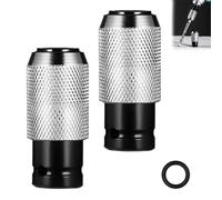 Rotary Hammer Adapter with Impact Drill Bits Set, Electric Drill Converter with Alloy Steel Air Socket Adapter, Quick-Lock Square-Shank Fit, Includes 4 Impact Bits for Drilling Tough Materials