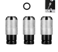 Rotary Hammer Adapter with Impact Drill Bits Set, Electric Drill Converter with Alloy Steel Air Socket Adapter, Quick-Lock Square-Shank Fit, Includes 4 Impact Bits for Drilling Tough Materials