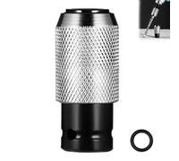 Rotary Hammer Adapter with Impact Drill Bits Set, Electric Drill Converter with Alloy Steel Air Socket Adapter, Quick-Lock Square-Shank Fit, Includes 4 Impact Bits for Drilling Tough Materials