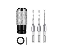 Rotary Hammer Adapter with Impact Drill Bits Set-Electric Hammer to Drill Converter Perfect Precision Square to Round Shank Easily Convert Your Drill (D)