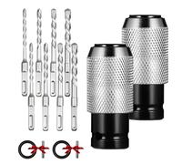 Rotary Hammer Adapter with Impact Drill Bits Set, Precision Drill Wrench to Electric Hammer Conversion Convert for Effortless Heavy-Duty Applications (2pcs)