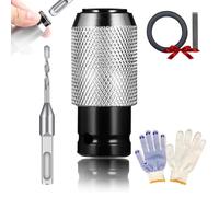 Rotary Hammer Adapter with Impact Drill Bits Set, Versatile Rotary Hammer Adapter Set, Durable Electric Hammers to Drill Converter, Electrical Extension Tool Kit for Hammers Tools (1pc+6mm)