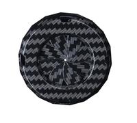 Rotary Push Start Button Cover, Carbon Fiber Trim, Ignition Protector with Secure Fit, Interior Decoration with Stylish Design, 1.97x1.97in Car Accessory, Dashboard Upgrade for Vehicle Use