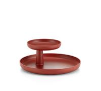 Rotary Tray Escritorio Almacenamiento Ladrillo Oscuro
