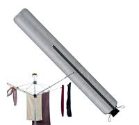 Rotary Washing Line Cover - 6.3x6.3x64.96 in Rotary Dryer Covers | Clothesline Cover Outdoor, Waterproof Zippered Clothes Dryer Yard Sun Shield Protector, for Travel RV Cruise Hotel Balcony Backyard