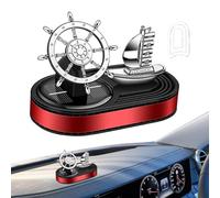 Rotatable Rudder Solar Car Aromatherapy, Non-Slip Car Air Freshener Diffuser, Car Perfume Ornament, Stylish Air Freshener Car Accessories For Bedroom, Bathroom, And Auto