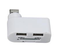 Rotatable USB Hub - ABS 4.5x5.5x2cm | USB Hub, 4 Port Mini USBs Extender with 480Mbps High Speed Data Transfer and Rotating Design | Multifunctional Splitter For Notebook Laptop Tablet Car Use