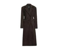 ROTATE Birger Christensen - Abrigo Cruzado de Ante - Coats - Mujer - Marrón - S -