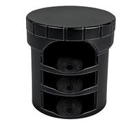 Rotating 3D Glass Bead Nail Magnet, 5x2.5cm, ABS Multifunctional Gel Polishing Tool, Manicure Accessory, Creating Patterns, Salon Grade, Artistic Finishes