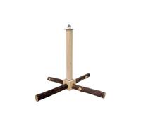Rotating Bird Perches Toy, Parakeet Climbing Perch, Wooden Parrot Swing, Interactive Gym Exercise, Safe Design, Perfect for Lovebirds, Conures, and Small Birds, 9.06x9.06x7.09 in