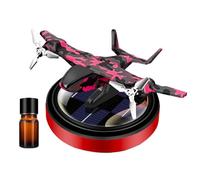 Rotating Car Air Freshener, Plane Air Freshener, Rotating Car Diffuser, Car Interior Accessories, Natural Car Scent Diffuser, Dashboard Solar Rotating Auto Aromatherapy, Car Air Purifier for Relaxing