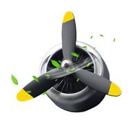 Rotating Car Air Freshener, Vent Freshener Propeller Diffuser, Conditioning Outlet Clip, Car Perfume, Long-Lasting Fragrance, Use For & Home, 1-Pack, Silver, Sleek