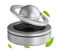 Rotating Car Perfume, Double Ring Air Freshener, Long-lasting Car Fragrance, 6.3x5 cm, Solar-Powered Car Air Freshener with Rotating Double Ring Design for Long-Lasting Fragrance