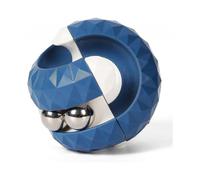Rotating Cube Bead Orbit Ball Maze Ball Fidget Hand Spinner Sensory Toys Anxiety Relief And Stress Relief Fingertip Gyro Toy, Blue