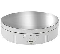 Rotating Display Stand,360 Degree Electric Rotating Turntable,10Kg Load,Rotate From Multiple Angles,For 360 Degree Images, Product Display or Jewelry Display, LJJY-KK,