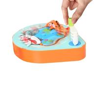 Rotating Fish Toy, Crank Desk Game, Fun Fidget Gadget, Boys Girls Adults Tool, Home School Travel Relaxation Accessory, Concentration Companion for Entertainment and Stress Relief
