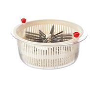 Rotating Fruit Bowl, Double Layer Colander, Vegetable Wash Strainer