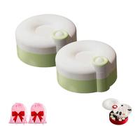 Rotating Magnetic Sewing Kit, 21PCS Sewing Kit Basic Mini with Rotating Magnetic Design, Sewing Kit Basic Mini with Fun Spin-to-Pick Design, for Home & On-The-Go (2pcsGreen)