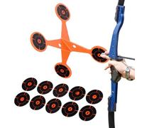 Rotating Metal Shootìng Target with Thickened Flipping Roller | Carbon Steel Auto-Reset Spinner Target For Air Guns and High-Caliber Shootìng | Outdoor Practice Accessory For Steel Balls Mud Pellets
