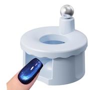 Rotating Nail Magnet - Fingernail Design Glass Bead Suction Tool | Creative Magnetic Art for DIY , Beginners Professionals Women Girls Home Students Brides Enthusiasts