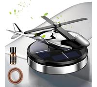 Rotating Solar Powered Car Aromatherapy, Helicopter Air Freshener, Scent Fragrance Purifier, Scented Rotating Air Purifier, Car Deodorization and Air Purification for Men and Women