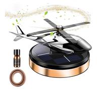 Rotating Solar Powered Car Aromatherapy,Helicopter Helicopter Sun Driven Diffuse Energy Aromatherapy Diffuser - Interior Decor Accessories