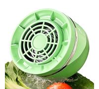 Rotating Waterproof, Vegetable Washer, 5.51x5.51x3.15 Inch Device with High-Efficiency Submersible Base, Titanium Hardware, Compact Design with Modern Style, Kitchen Accessory for Veggie Rice Meat