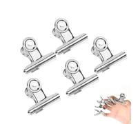Rotekt 5pcs Clips De Extensión De Uñas Curvados De Plata De Acero Inoxidable C Accesorios De Arte De Uñas Multifuncionales
