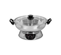 Rotel Mongol Pot 1812CH Fondue 2.5L 6personas(s) - Accesorio de cocina (6 personas(s), 2,5 L, Plata, Alrededor, 1600 W, 370 mm)