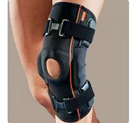 ROTEN Genufit15 - Rodillera tubular con varillas articuladas y estabilizador de rodillo, talla S