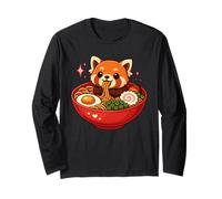 Roter Panda Mit Nudeln Ramen Kawaii Roter Panda Manga Larga