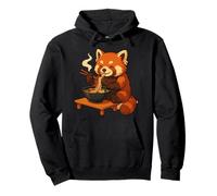 Roter Panda Mit Nudeln Ramen Kawaii Roter Panda Sudadera con Capucha