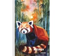 Roter Panda Notizbuch: A5 liniertes Heft (6x9) - 100 Seiten - Geschenk für Panda Fans - Tier Notizbuch